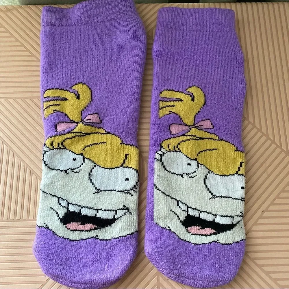 Vintage Rugrats Socks Angelica Pickles 1999 Viacom International Inc Nickelodeon